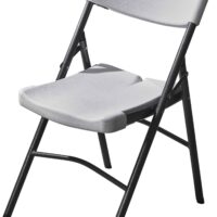 ΚΑΡΕΚΛΑ ΜΕΤΑΛΛΙΚΗ CATERING ΠΤΥΣΣΟΜΕΝΗ ΛΕΥΚΗ -ΔΙΑΣΤΑΣΕΙΣ: W46,5xD44,5xH80cm