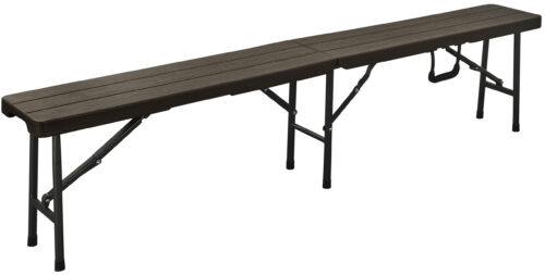 ΠΑΓΚΑΚΙ ΜΕΤΑΛΛΙΚΟ  CATERING ΠΤΥΣΣΟΜΕΝΟ ΣΕ ΑΠΟΜΙΜΗΣΗ ΞΥΛΟΥ-ΔΙΑΣΤΑΣΕΙΣ: L180xW25xH43cm