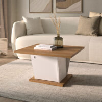 Atos τραπεζάκι σαλονιού τετράγωνο με αποθηκευτικό χώρο 69x69x38εκ. Helvezia Oak Atos τραπεζάκι σαλονιού τετράγωνο με αποθηκευτικό χώρο 69x69x38εκ. Helvezia Oak