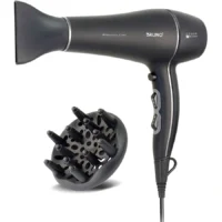 BRUNO σεσουάρ μαλλιών AC BRN-0155, 2200W, με φυσούνα, μαύρο