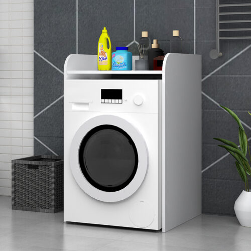 Έπιπλο πλυντηρίου Toren Megapap χρώμα λευκό 65x60x100εκ.