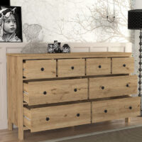 GP042-02233-1 Συρταριέρα - Μπουφές Sabina Megapap χρώμα sepet oak 160x50x96εκ.