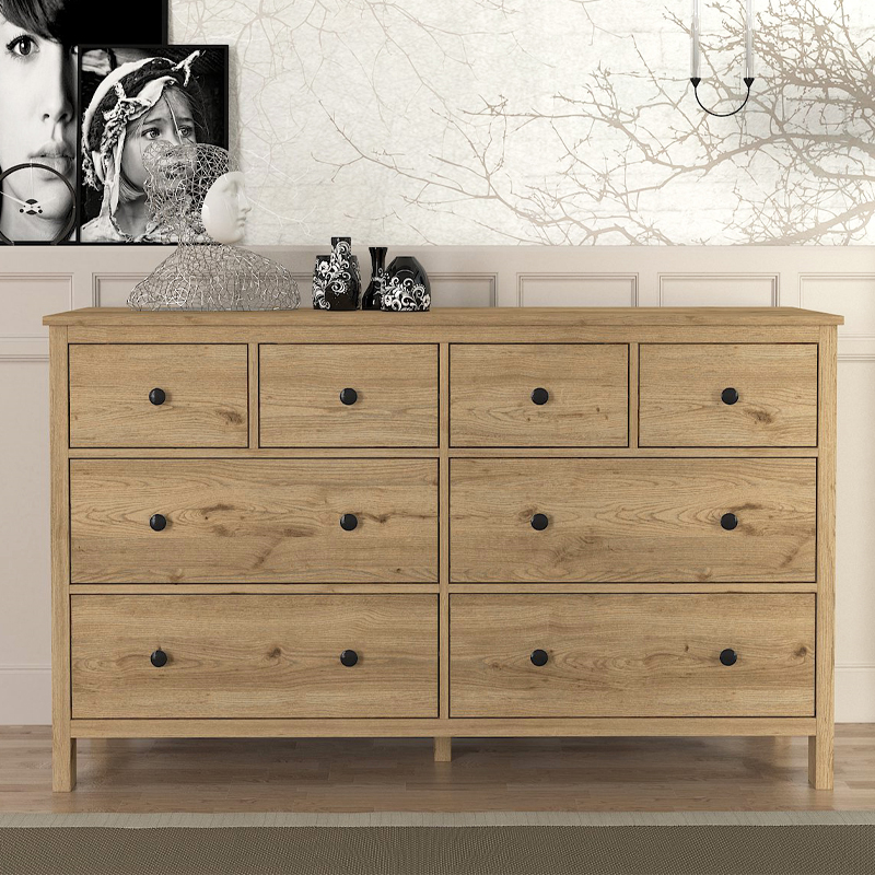 GP042-02233-3 Συρταριέρα - Μπουφές Sabina Megapap χρώμα sepet oak 160x50x96εκ.