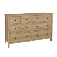 GP042-02233-4 Συρταριέρα - Μπουφές Sabina Megapap χρώμα sepet oak 160x50x96εκ.