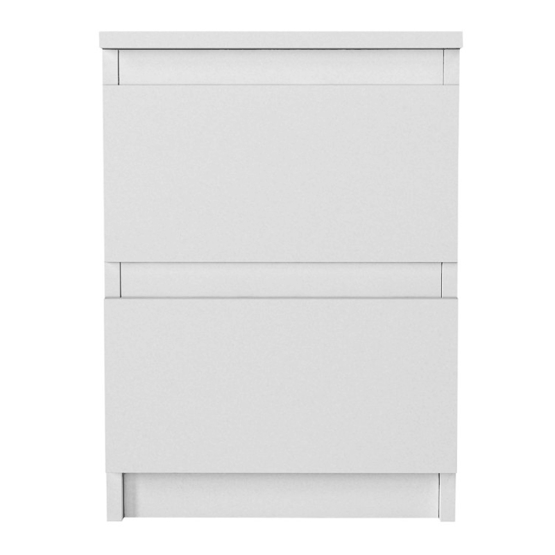 Κομοδίνο Breve Megapap χρώμα λευκό 39,8x41,8x55εκ.