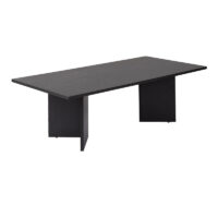 Τραπεζάκι σαλονιού Sabin Megapap χρώμα black wood 119x60x40εκ.