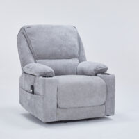 Selena πολυθρόνα relax lift 89x90x103εκ. με ηλεκτρική ανάκλιση Γκρι ύφασμα