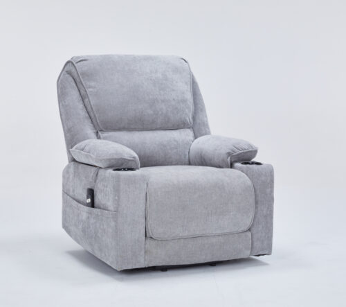 Selena πολυθρόνα relax lift 89x90x103εκ. με ηλεκτρική ανάκλιση Γκρι ύφασμα
