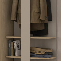 Auriol ανοιχτή ντουλάπα 54x35x183εκ. Rookwood Oak / Greige Auriol ανοιχτή ντουλάπα 54x35x183εκ. Rookwood Oak / Greige