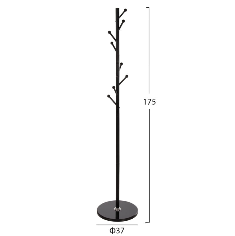ΚΑΛΟΓΕΡΟΣ HM9576.01 ΜΕΤΑΛΛΙΚΟΣ 8 ΣΗΜΕΙΩΝ ΣΕ ΜΑΥΡΟ ΧΡΩΜΑ Φ37x175Yεκ.