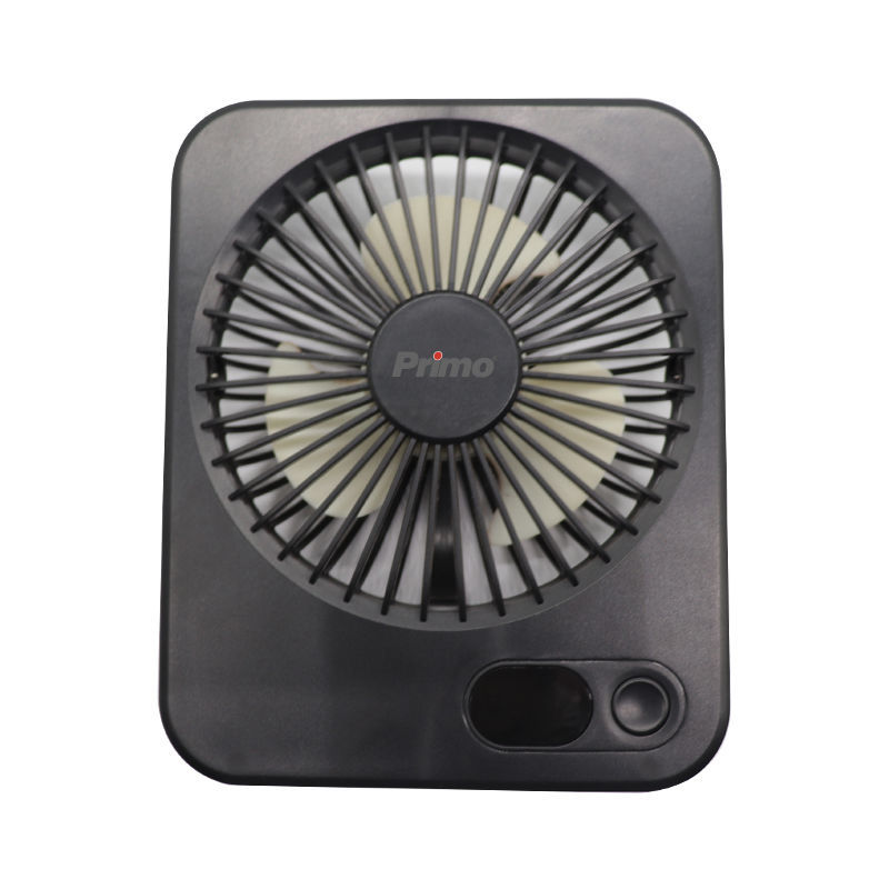 Ανεμιστήρας Mini PRMF-80693 Primo 5'' 12.5cm Μαύρος Επαναφορτιζόμενος