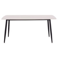 ΤΡΑΠΕΖΙ RAVEN HM18150.01 ΚΕΡΑΜΙΚΟ TOP ΜΕ ΟΨΗ ΛΕΥΚΟ ΜΑΡΜΑΡΟ 160x80x74Υεκ.