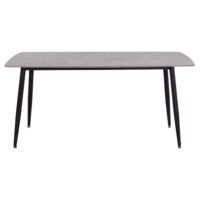 ΤΡΑΠΕΖΙ RAVEN HM18150.13 ΚΕΡΑΜΙΚΟ TOP ΜΕ ΟΨΗ ΓΚΡΙ ΜΑΡΜΑΡΟ 160x80x74Υεκ.