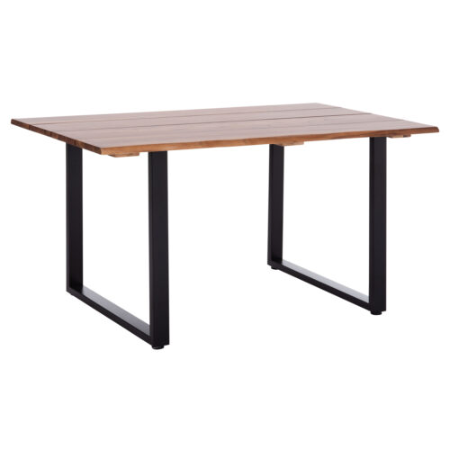 trapezi-trapezarias-fb9629602-xylo-akaki ΤΡΑΠΕΖΙ ΤΡΑΠΕΖΑΡΙΑΣ FRIGGO HM6296.02 ΞΥΛΟ ΑΚΑΚΙΑΣ-2,6εκ πάχος 140x80x76Υεκ.