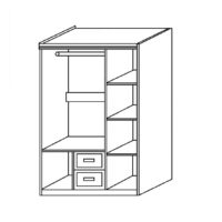 Ντουλάπα ArteLibre PROTEA Φυσικό Μοριοσανίδα 120x50x195cm