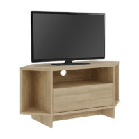 Έπιπλο τηλεόρασης γωνιακό Viva Megapap χρώμα sapphire oak 95,7x35,4x45εκ.