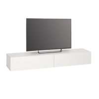 Έπιπλο τηλεόρασης επιτοίχιο Espanse Megapap χρώμα λευκό 241,8x31,7x30εκ.