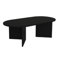 Τραπεζάκι σαλονιού Cortado Megapap χρώμα μαύρο 120x60x39,6εκ.