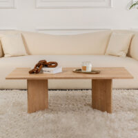 Τραπεζάκι σαλονιού Sabin Megapap χρώμα sapphire oak 119x60x40εκ.