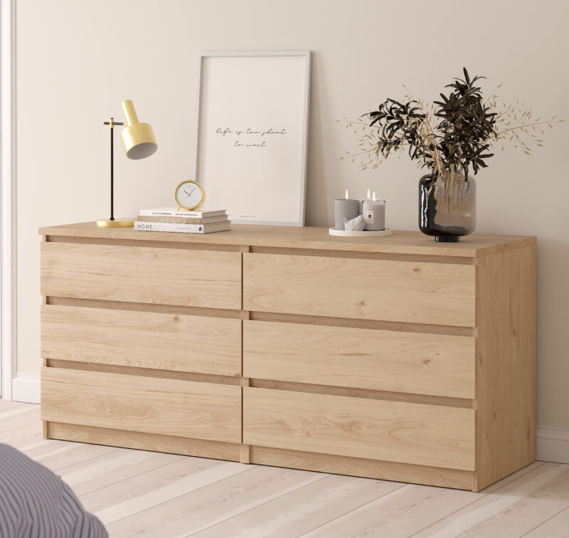 Naia συρταριέρα με 6 συρταριέρα 153