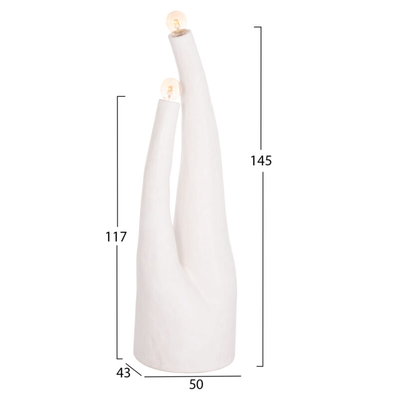 diakosmitiko-fotistiko-dapedoy-fb9470202-1 ΔΙΑΚΟΣΜΗΤΙΚΟ ΦΩΤΙΣΤΙΚΟ ΔΑΠΕΔΟΥ TUSKEN HM4702.02 FIBER CEMENT-ΛΕΥΚΟ 50x43x145Υεκ