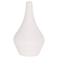 ΕΠΙΤΡΑΠΕΖΙΟ ΔΙΑΚΟΣΜΗΤΙΚΟ ΒΑΖΟ DENI HM4663.02S FIBER CEMENT ΣΕ ΛΕΥΚΟ--Φ15x27Υεκ.