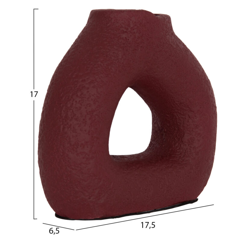 ΕΠΙΤΡΑΠΕΖΙΟ ΔΙΑΚΟΣΜΗΤΙΚΟ ΒΑΖΟ DECANT HM4667.06S ΤΕΡΑΚΟΤΑ ΣΕ ΒΥΣΣΙΝΙ--17.5x6.5x17Υεκ.