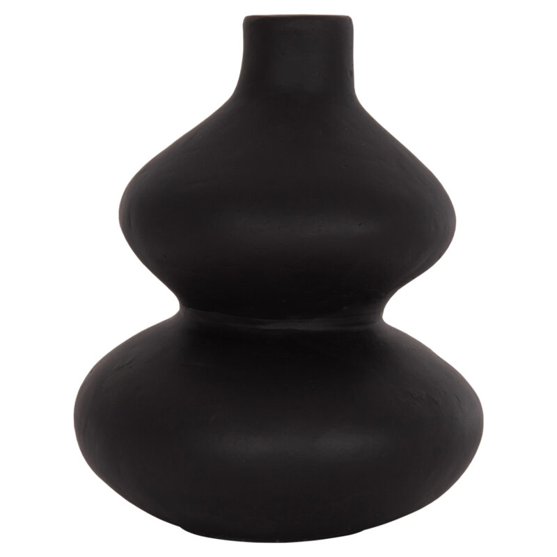 ΕΠΙΤΡΑΠΕΖΙΟ ΔΙΑΚΟΣΜΗΤΙΚΟ ΒΑΖΟ CHELIN HM4670S ΤΕΡΑΚΟΤΑ ΣΕ ΜΑΥΡΟ--Φ20x25Υεκ.