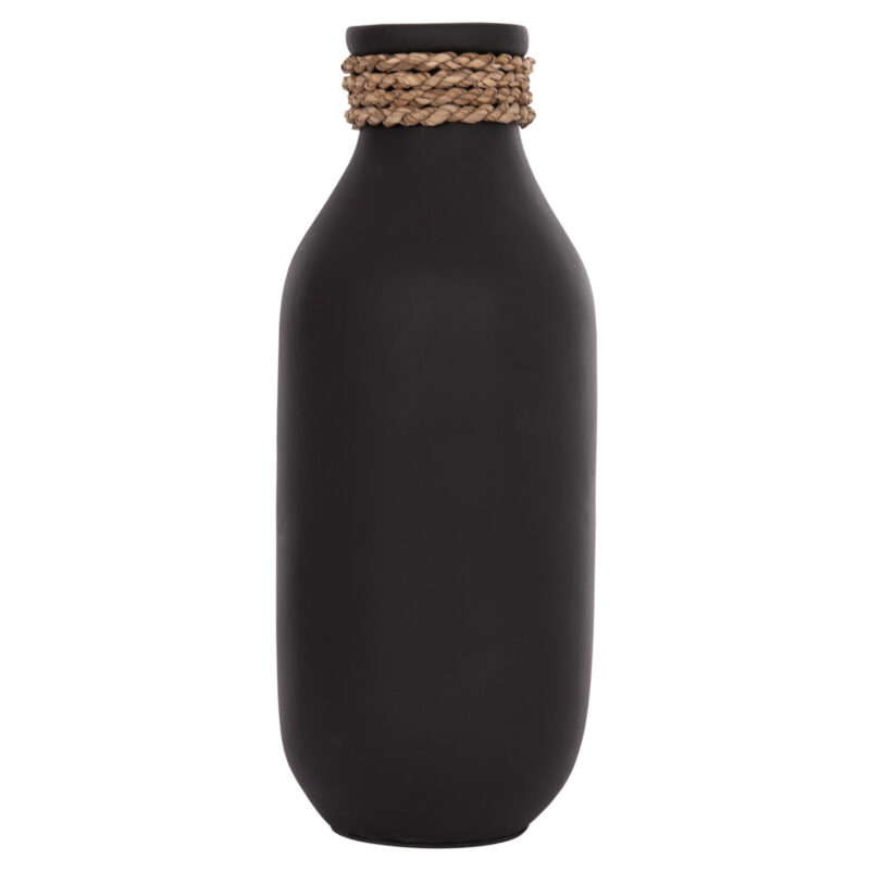 ΕΠΙΤΡΑΠΕΖΙΟ ΔΙΑΚΟΣΜΗΤΙΚΟ ΒΑΖΟ CAMMER HM4687.01M ΤΕΡΑΚΟΤΑ ΣΕ ΜΑΥΡΟ--Φ13x34Υεκ.