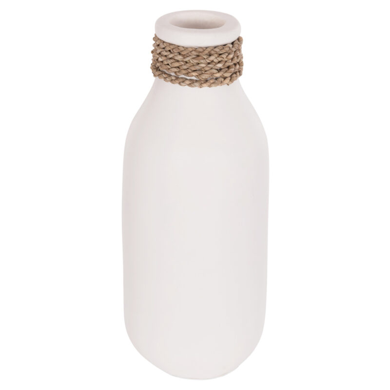 ΕΠΙΤΡΑΠΕΖΙΟ ΔΙΑΚΟΣΜΗΤΙΚΟ ΒΑΖΟ CAMMER HM4687.02M ΤΕΡΑΚΟΤΑ ΣΕ ΛΕΥΚΟ--Φ13x34Υεκ.