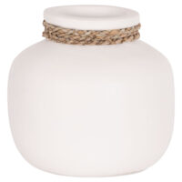 ΕΠΙΤΡΑΠΕΖΙΟ ΔΙΑΚΟΣΜΗΤΙΚΟ ΒΑΖΟ CAMMER HM4687.02S ΤΕΡΑΚΟΤΑ ΣΕ ΛΕΥΚΟ--Φ22x20Υεκ.