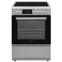 Κουζίνα Hyundai HCVC25V-7261V/S με κεραμικές εστίες, χωρητικότητα φούρνου 69L, 5 λειτουργίες ψησίματος και ενεργειακή κλάση Α