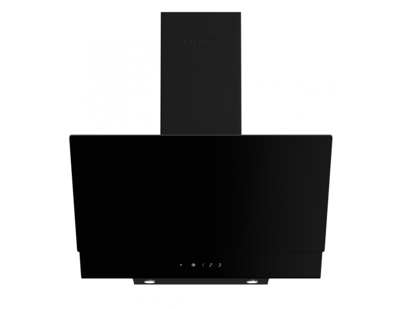 Απορροφητήρας Hyundai HHD24-GL4661B με πλάτος 60cm και απορροφητική ισχύ 650 m³/h - Black
