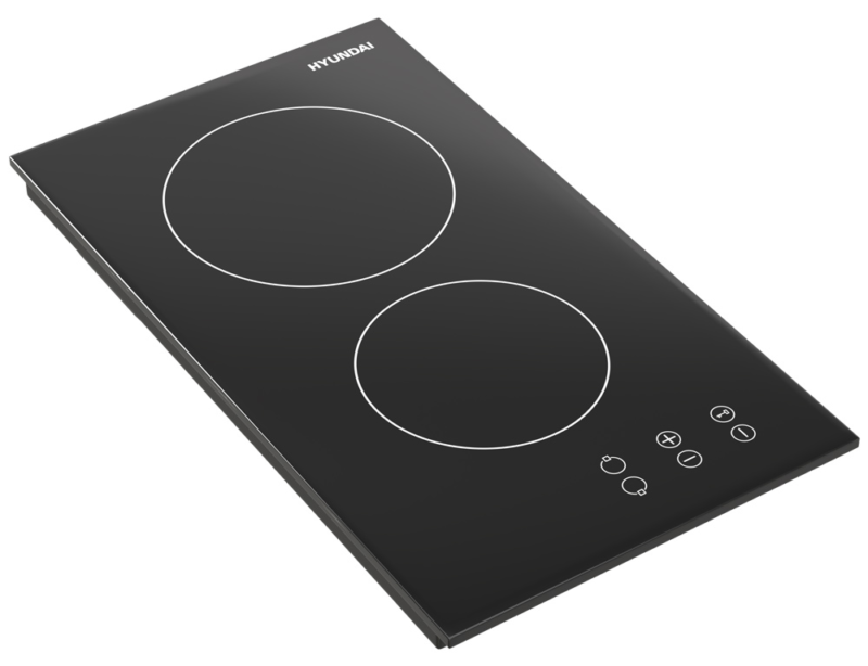 Κεραμικές εστίες Hyundai HBIH22-02V με πλάτος 29cm και 2 ζώνες μαγειρέματος