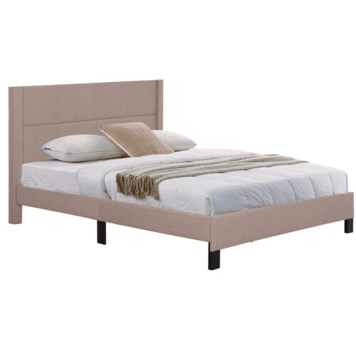 krebati-fb966615-mpez-yfasma-gia-stroma- ΚΡΕΒΑΤΙ TRILLOP HM666.15 ΜΠΕΖ ΥΦΑΣΜΑ ΓΙΑ ΣΤΡΩΜΑ 160X200εκ.