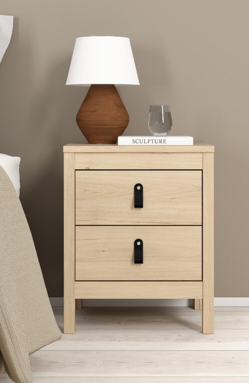 Madrid κομοδίνο με 2 συρτάρια 43 Madrid κομοδίνο με 2 συρτάρια 43