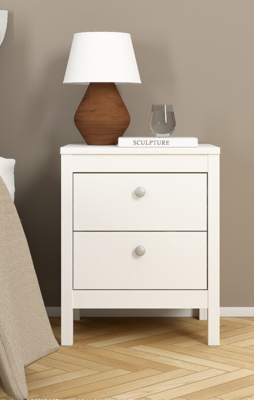 Madrid κομοδίνο με 2 συρτάρια 43 Madrid κομοδίνο με 2 συρτάρια 43