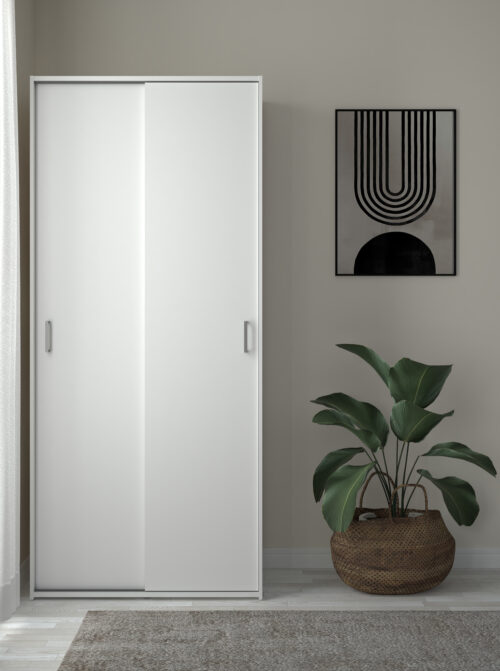 Space ντουλάπα με 2 συρόμενες πόρτες 77