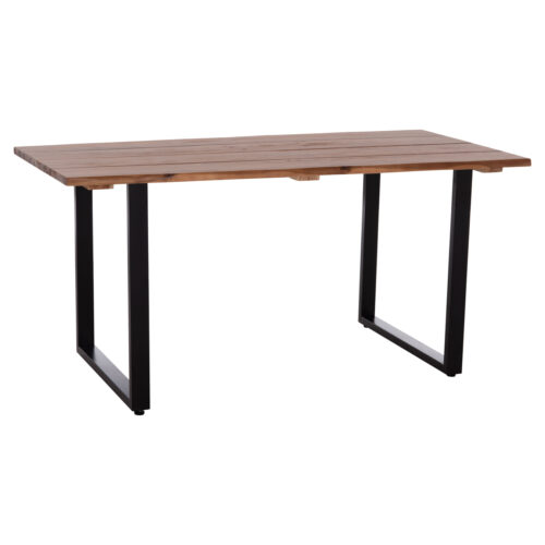 trapezi-trapezarias-fb9637502-xylo-akaki ΤΡΑΠΕΖΙ ΤΡΑΠΕΖΑΡΙΑΣ FRIGGO HM6375.02 ΞΥΛΟ ΑΚΑΚΙΑΣ ΠΑΧΟΣ ΕΠΙΦΑΝΕΙΑΣ 2,6εκ- 160x80x76Υ