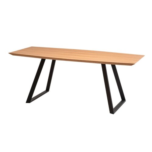 100-068 Τραπέζι Alyson 160 160 x 90 x 76 Ξύλο, Μέταλλο 100-068