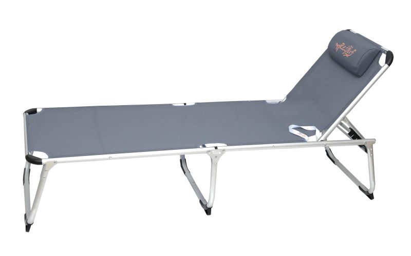 myResort ΞΑΠΛΩΣΤΡΑ ΡΑΒΔΩΤΗ ΑΛΟΥΜΙΝΙΟΥ ΓΚΡΙ KING SIZE ΠΤΥΣΣΟΜΕΝΗ  ΤΕΧΤ 2x1