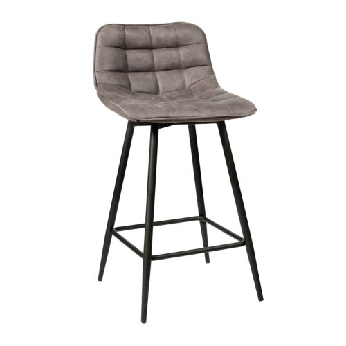 Σκαμπό Blend Special Γκρι 43 x 40 x 88 Μέταλλο, Ύφασμα 200-104