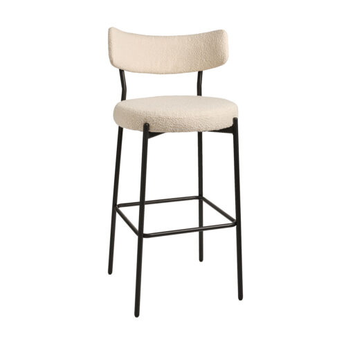 Σκαμπό Polo κρεμ 50 x 52 x 107 Μέταλλο, Ύφασμα 200-113