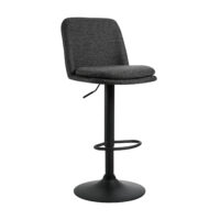 Σκαμπό Kross Γκρι 42 x 51 x 91-112 Μέταλλο, Ύφασμα 200-117