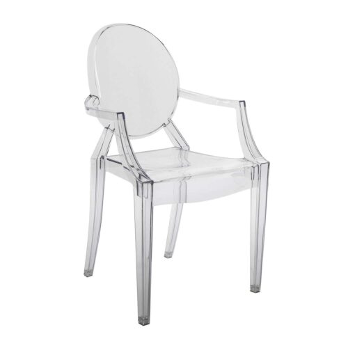 Πολυθρόνα Zeta Διάφανο 54 x 57 x 92 Πολυκαρμπονικό (PC) 300-167