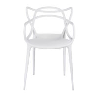 300-170_new Πολυθρόνα Lorenza Λευκό 55 x 54 x 83 Πολυπροπυλένιο (PP) 300-170