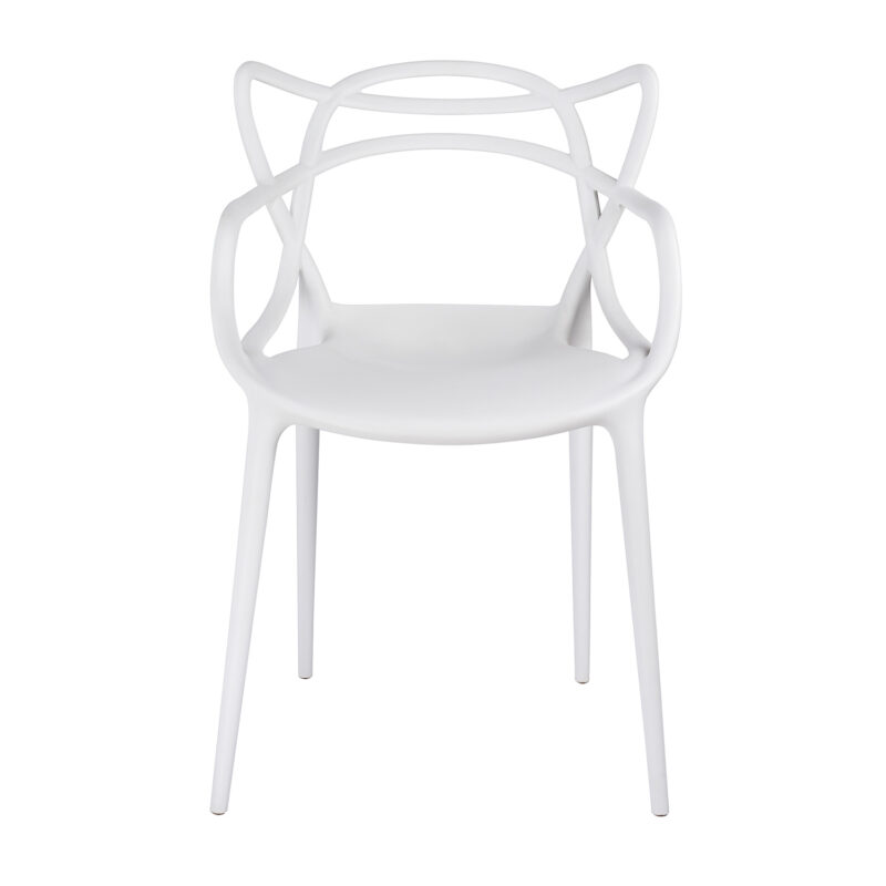 300-170_new Πολυθρόνα Lorenza Λευκό 55 x 54 x 83 Πολυπροπυλένιο (PP) 300-170