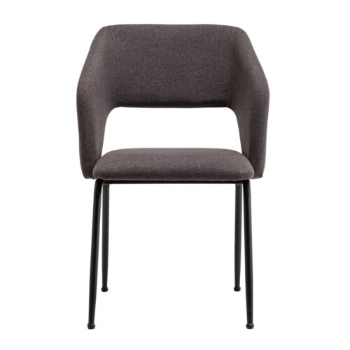 Πολυθρόνα Mona Γκρι 43 x 57 x 84 Μέταλλο, Ύφασμα 300-197