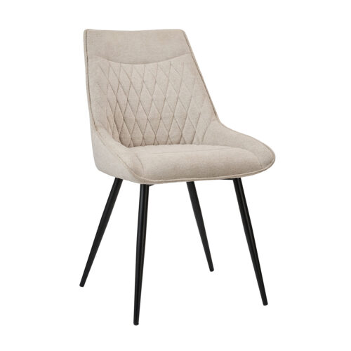 Καρέκλα Lyra Μπεζ 51 x 60 x 89 Μέταλλο, Ύφασμα 300-372