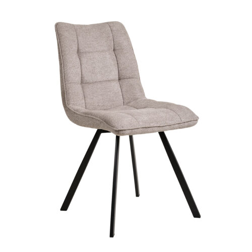 300-380 Καρέκλα Simona Γκρεζ 46 x 61 x 88 Μέταλλο, Ύφασμα 300-380